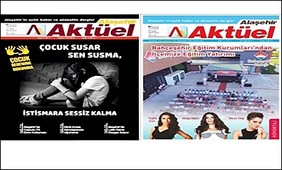 Alaşehir Aktüel Dergisi Reklamları